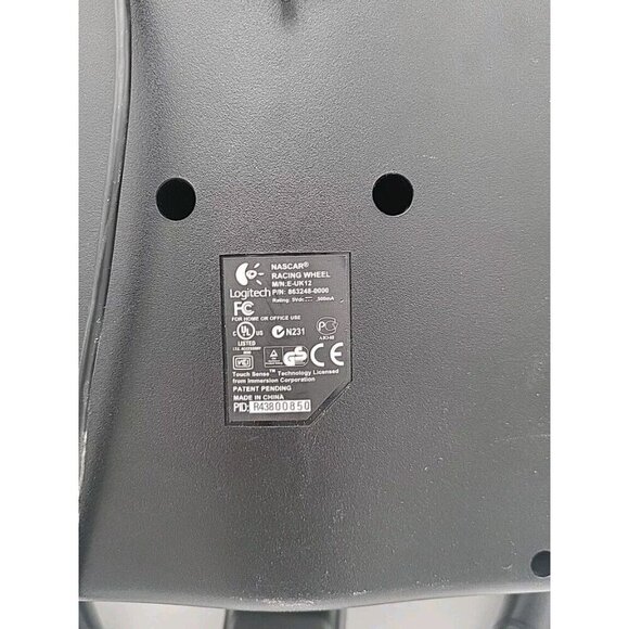 Logitech ~ NASCAR Racing Wheel w/ Touch Sense Technology‎ UNTESTED - Picture 7 of 8